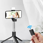 CreatorPro 4-in-1 Selfie Stick Tripod with Bluetooth and Rechargeable light